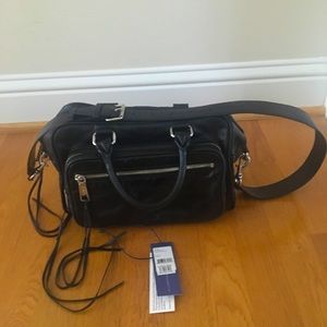 NEVER USED REBECCA MINKOFF BLACK SOLSTICE DUFFLE